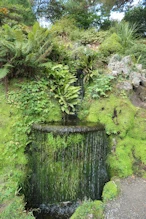 Little fountain below pond
