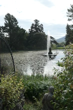 Fountain in main pond