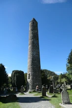 Round tower and crosses