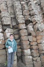 Robyn with some columns behind
