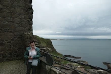 Robyn with sea backdrop