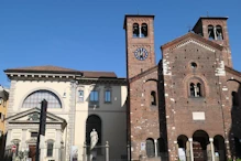 Church with clock tower