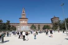 Plaza in front of main gate