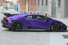 Lamborghine parking in an underground garage near our unit