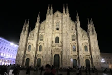 Duomo facade at night
