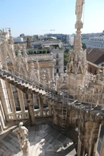 Looking down to the south east corner