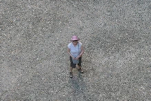Robyn from above (wall height)