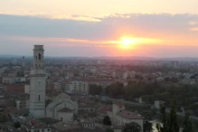 Setting sun