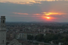 Setting sun