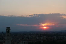 Setting sun