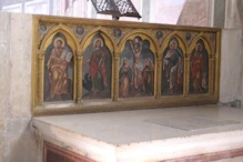 Panel near altar
