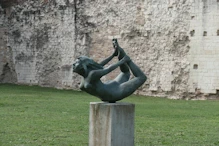 A modern sculpture