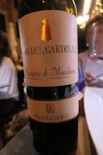 A nice primitivo for our last night in