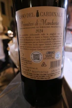 A nice primitivo for our last night in