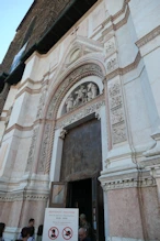 Front door to