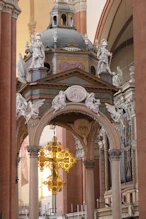 High altar with big cross