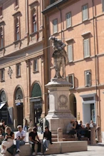 Statue near cathedral