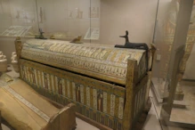 Sarcophagus with Jackals and Horus