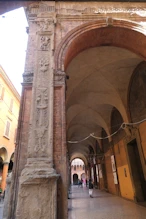Colonade with old stone work