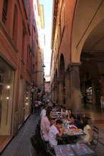 Eating placen near main square