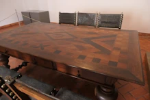 Marquetry table