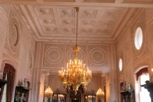Main reception room chandelier