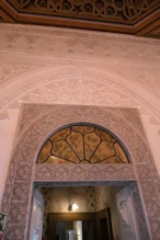Doorway with tiles