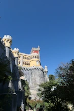 Looking back up to palace