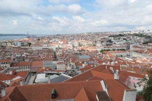 View over city from terrace