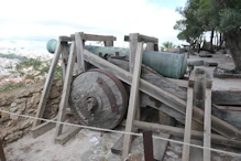 Old cannon and carriage