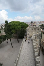 View from tower to wall walk