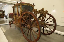 Coach with painted back
