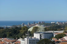 The dome of the Crystal Palace with ocens behind