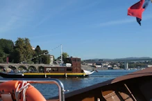 A boat like the one we are on doing the same circuit
