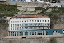 Flash hotel tight on river bank