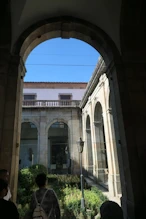 Cathedral cloister small but tall
