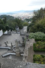Looking down the stairway