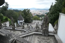 Looking down the stairway