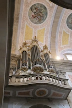 Church at top organ