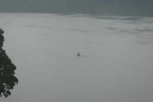 A kayack on the river