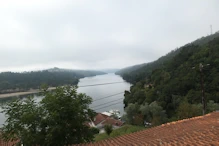 Looking along the river
