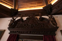 Doorway with ornate lintel