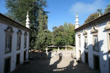 The main court yard looking too pool