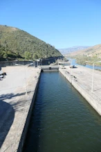 Dam and lock just upriver from
