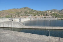 Dam and lock just upriver from