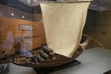 Model of port wine boat