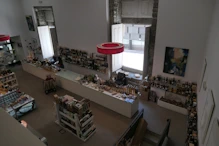 The museum shop they sell bottles of port