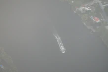 A cruise boat in the Douro