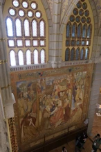 Tapestries in chapel