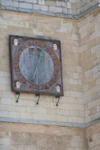 Very old clock with one hand